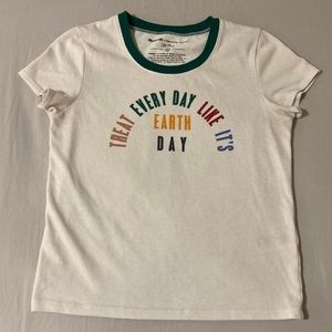 Madewell X Charity: Water White Baby Tee
